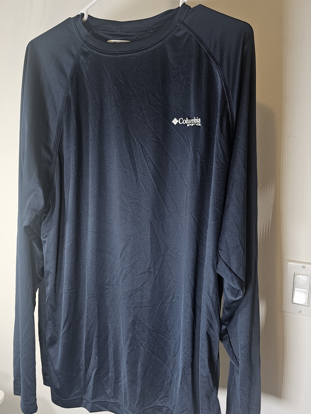 Columbia Navy Long Sleeve Performance Shirt